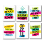 Set of 6 Wooden Phototile Wall Art Frame (8×11 Inch Each)