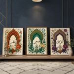 Tawakkul | Sabar | Shukar Wooden Sticky Wall Art – 3-Piece 8×11 Inch