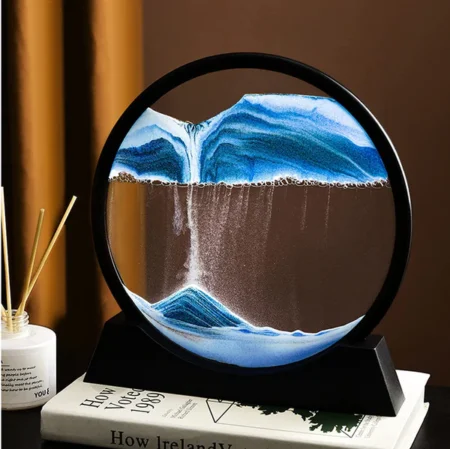 3D Moving Sand Art Lamp With Stand