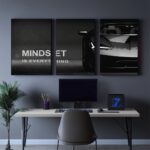 Set of 3 Premium Wall Art Photo Tiles – Modern Home Decor Sets