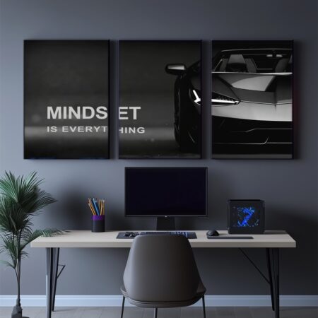 Set of 3 Premium Wall Art Photo Tiles – Modern Home Decor Sets