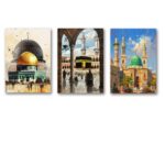 Set of 3 Premium Wall Art Photo Tiles