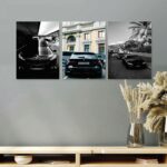 Set of 3 Premium Wall Art Photo Tiles – Modern Home Decor Sets 8x11