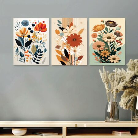 Set of 3 Premium Wall Art Photo Tiles